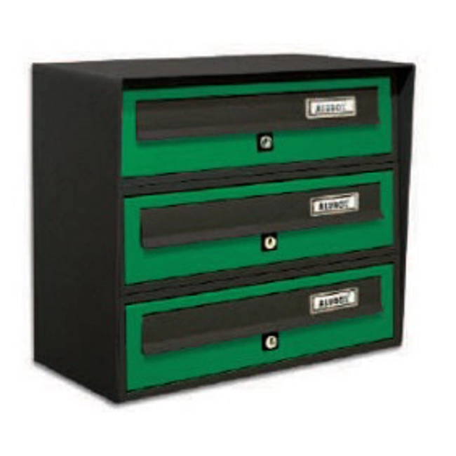 Vendita online Casellario postale 3 posti orizzontale esterno - Slim